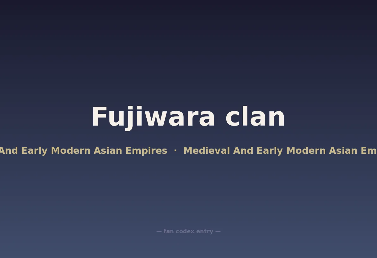 Fujiwara clan